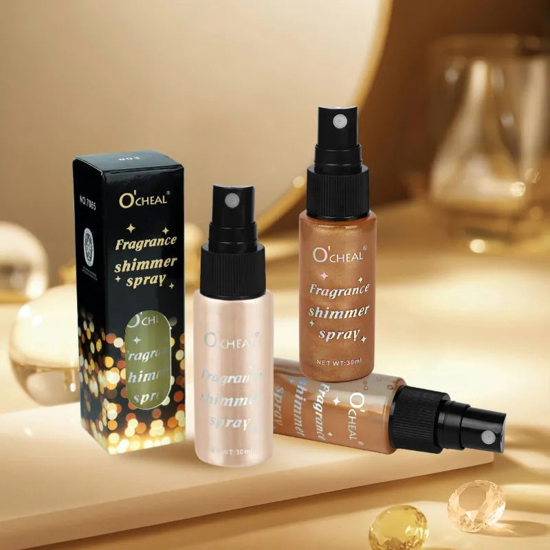 Waterproof Glitter Flash Spray – Face, Body & Neck Shimmer Body Glitter Spray Oasis Select