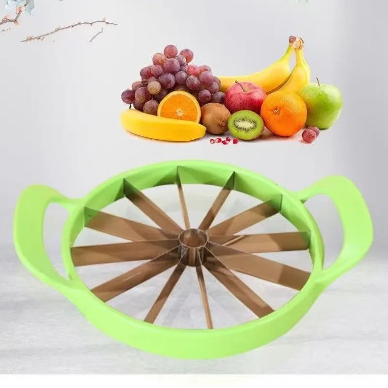 Watermelon Cutting Stainless Steel Fruit Cutter Multifunctional Household Cantaloupe Apple Fruit Slicer Convenient Oasis Select
