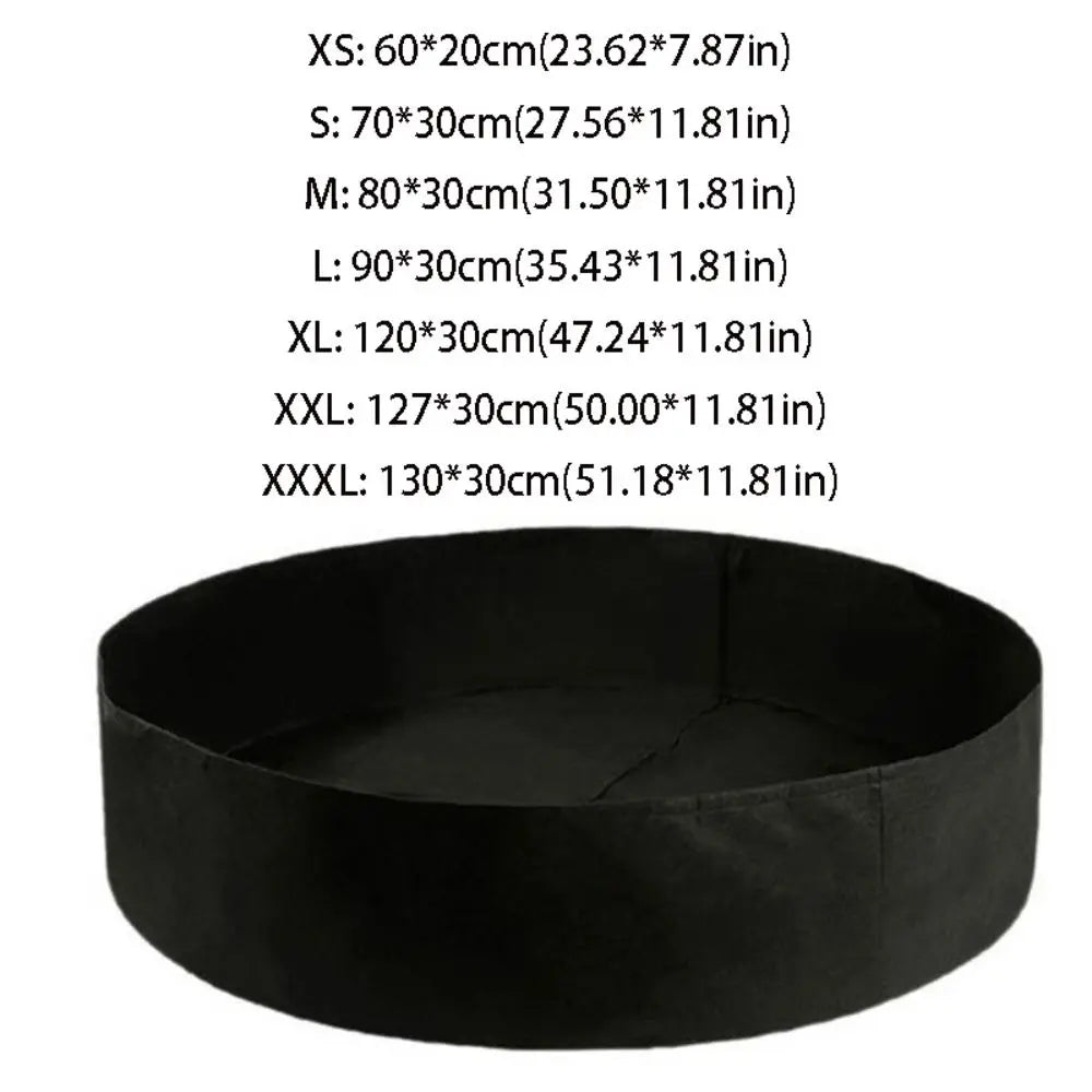 Home Supplies Felt Growth Bag Durable Round Planting Bucket Wear-resistant Resistant Dirt Planting Seedling Bag Pot and Planting Oasis Select