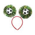 Soccer Fan Glasses & Hair Hoop Photo Booth Prop | Party Dress-Up
