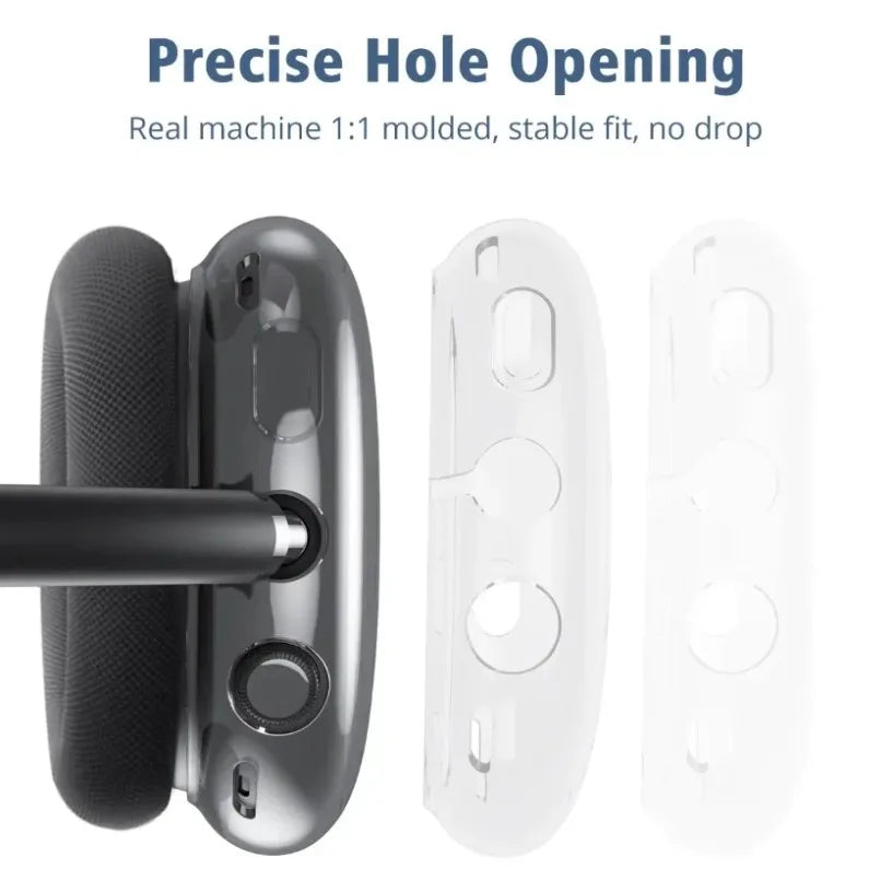For Apple AirPods Max Headphone Accessories Transparent Case Soft TPU Anti-Scratch Cover Sleeve Protective Cases Oasis Select