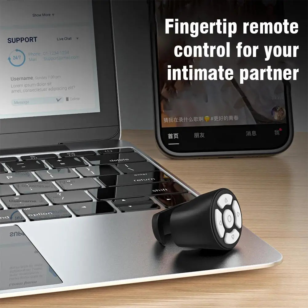 Bluetooth Remote Shutter & Scroll Controller – iOS & Android