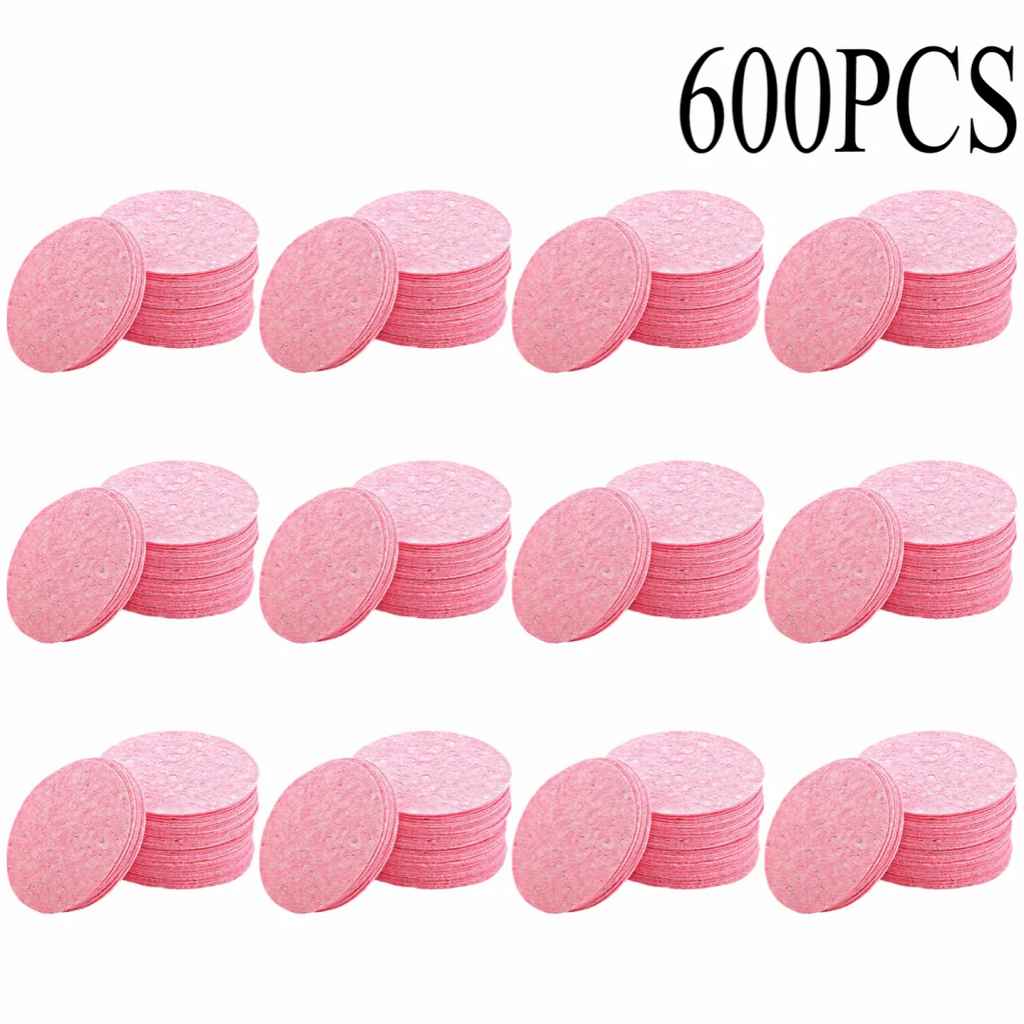 50-1000PCS Compressed Facial Sponge Strong Absorbent Cleansing Pads Latex Free Exfoliating Makeup Sponge Skin Care Sponge