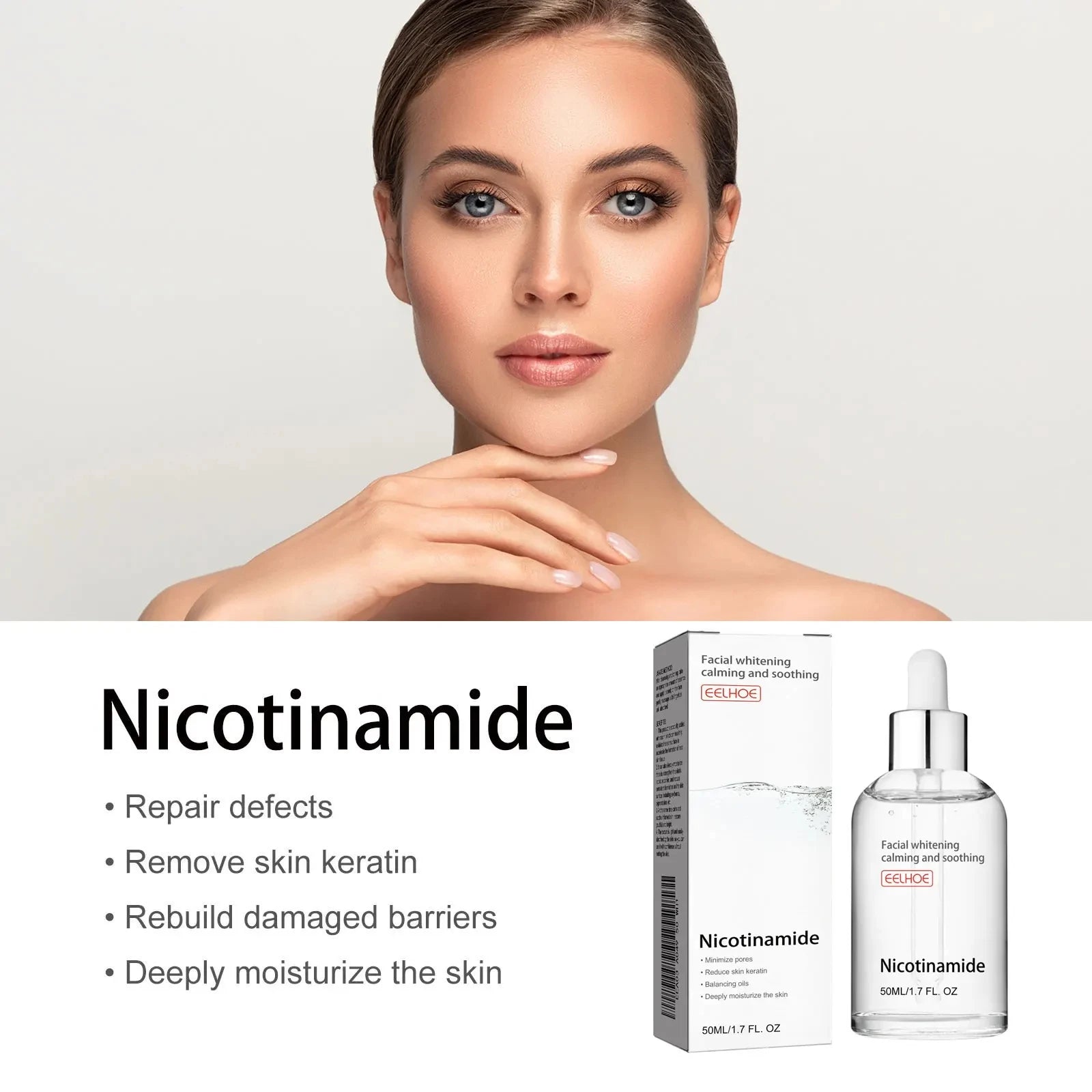 Eelhoe Niacinamide Face Serum – Fade Dark Spots & Brighten Skin Brightening Face Serum Oasis Select