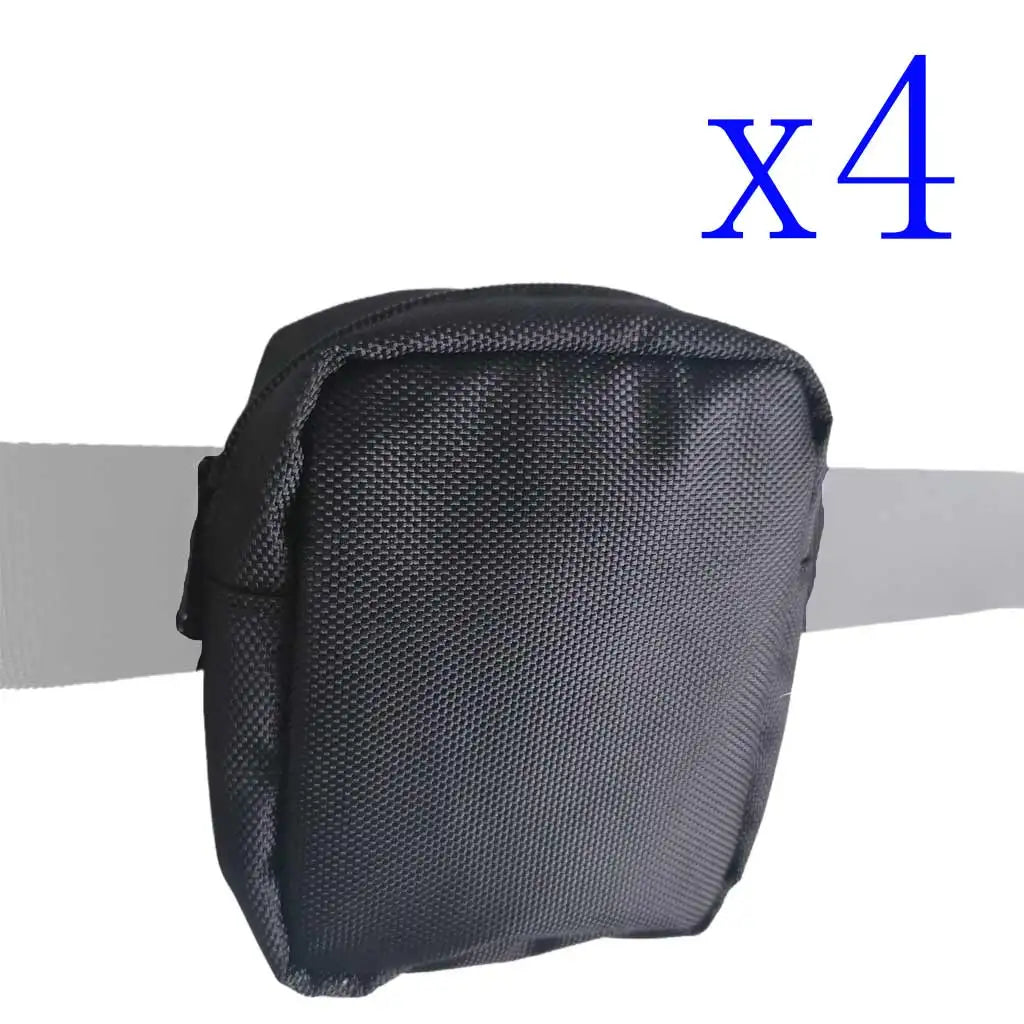 Scuba Diving Tank Strap Weight Pocket Tech Cave Diving BCD Trim Pocket Diver Storage Accessories Keeper Holder Oasis Select 4 Pieces