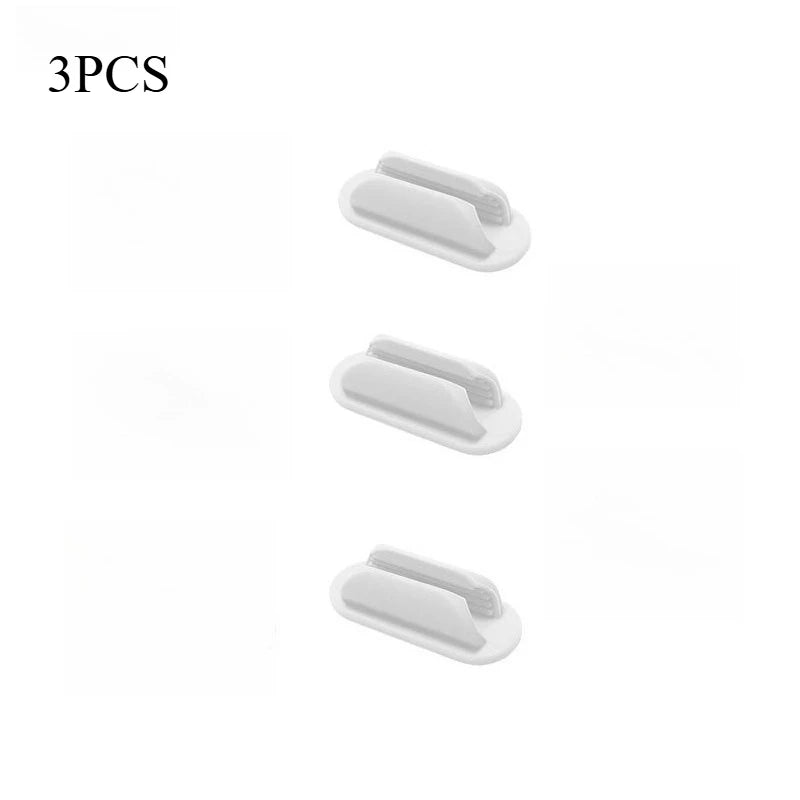3/6Silicone Pen Holder Desktop Storage, Upgraded Self-adhesive Elastic Pen Holder, Suitable for Office, School, Classroom Walls Oasis Select White 3PCS