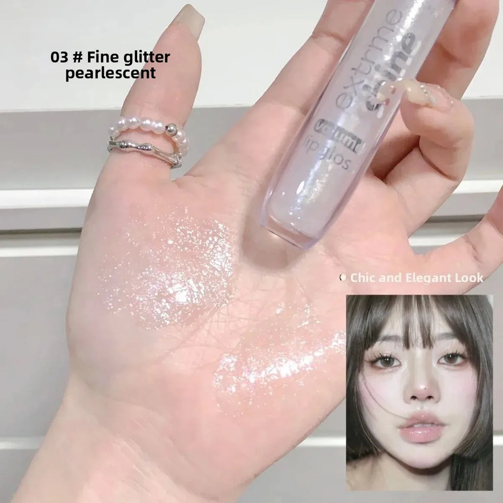 MAGIC CASA Shimmer Lip Oil Gloss – Hydrating Pearlescent Glaze
