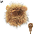Cat Hairpiece Humorous Lion Mane Headgear for Dogs and Cats Adjustable Costume Accessories for Fun Dress-up and Play Oasis Select M
