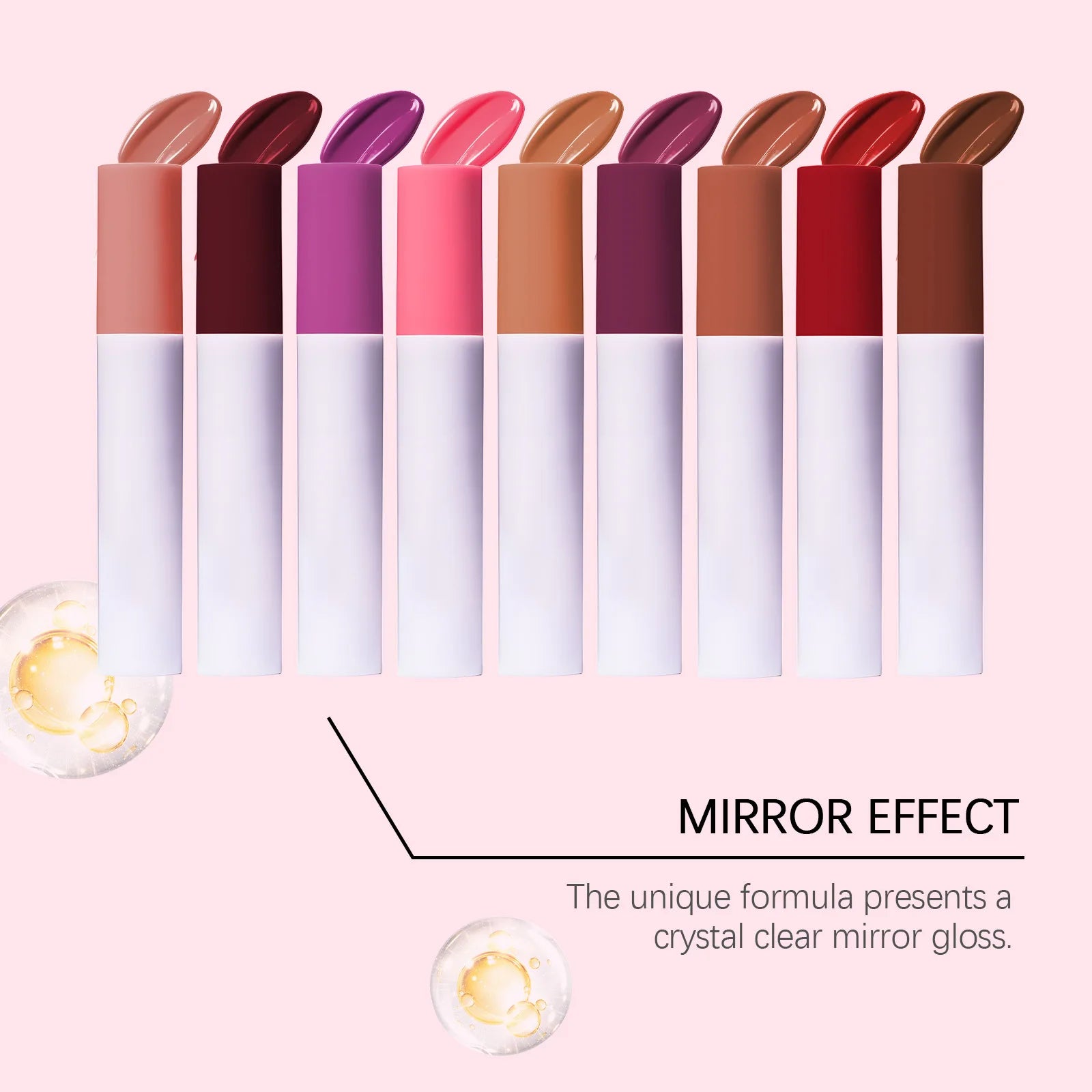 Mirror Gloss Lip Oil – Plumping, Hydrating Lip Shine 4g Lip Oil Gloss Oasis Select
