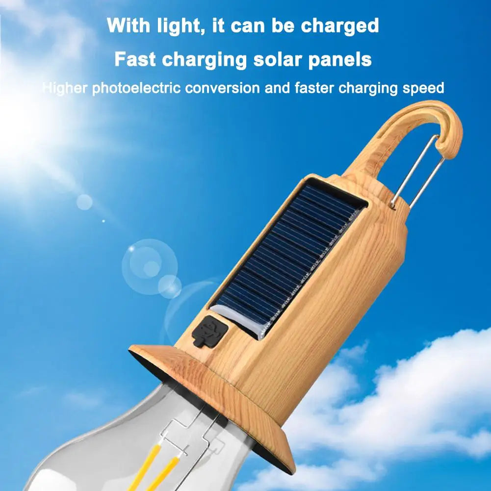 Solar USB LED Camping Lantern | Warm Light, Remote & IP65 Solar Camping Lantern Oasis Select