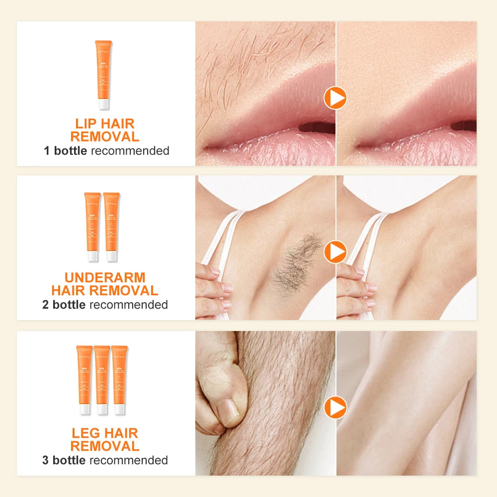 Painless Depilation Cream Hair Removal Wax Lip Intimate Areas Epilator Cream Health Depilatory Care Hair Growth Inhibitor Oasis Select