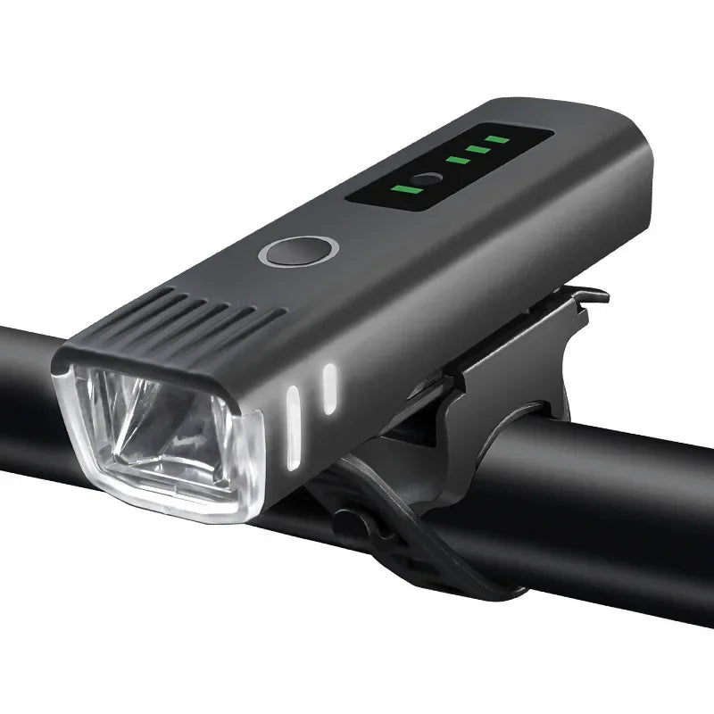 Bright Bicycle Light T6 LED Front USB Rechargeable MTB Mountain Bicycle Lamp 1000LM Bike Headlight Flashlight Cycling Scooter Oasis Select Z29