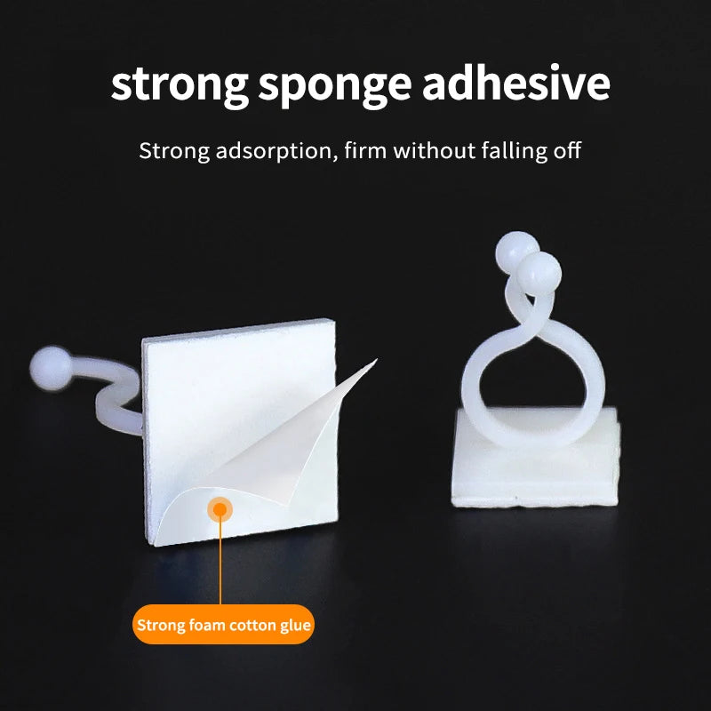 Plant Climbing Wall Self-Adhesive Fixed Buckle Hook Fastener Tied Fixture Vine Buckle Hook Garden Plant Wall Climbing Vine Clips Oasis Select