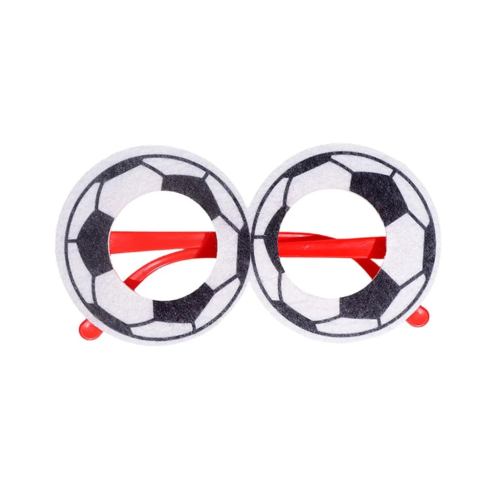 Soccer Fan Glasses & Hair Hoop Photo Booth Prop | Party Dress-Up