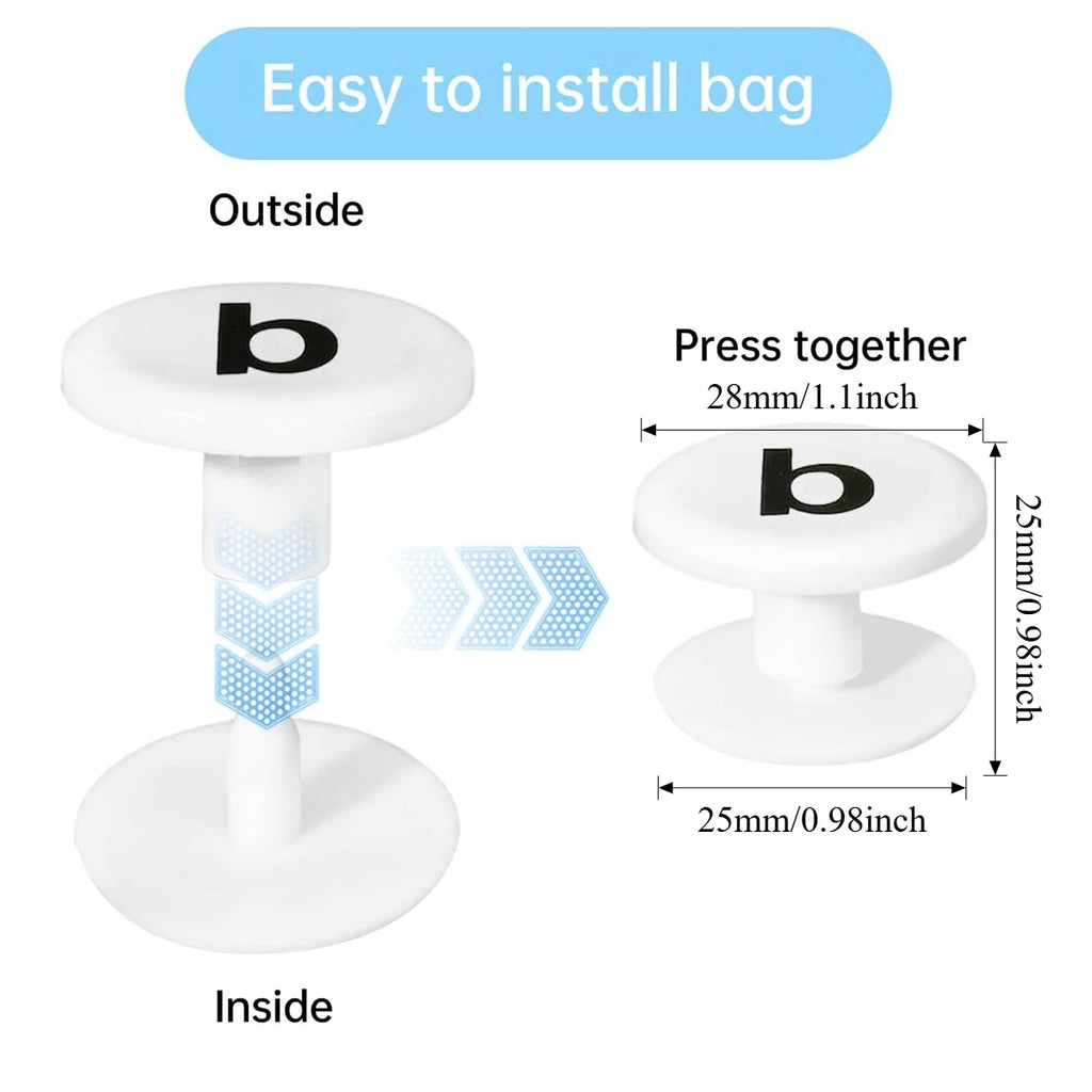 4/8/10 PCS Replacement Rivets for Bogg Bag Rubber Repair Kit for Beach Tote Bottom, Bag Accessories Easy DIY Fix for Worn Studs Oasis Select