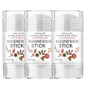 Magnesium Stick for Joint & Muscle Care - Natural, Non-Greasy with Chamomile & Lavender, Deeply Moisturizes Oasis Select WHITE 45g