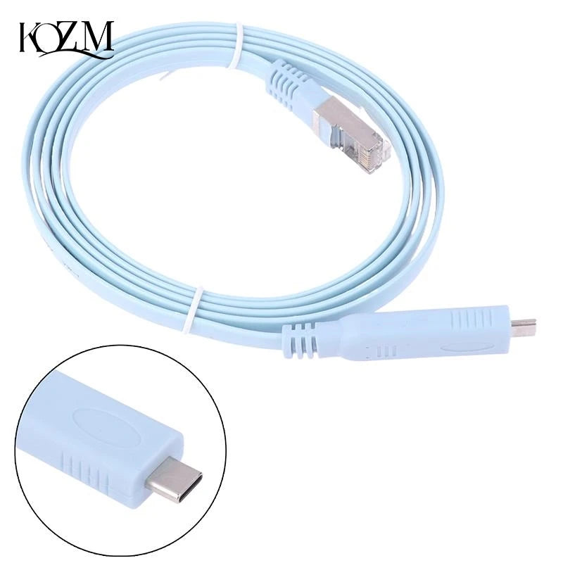 USB-C to RJ45 Console Cable 1.5m – RS232 Serial Adapter