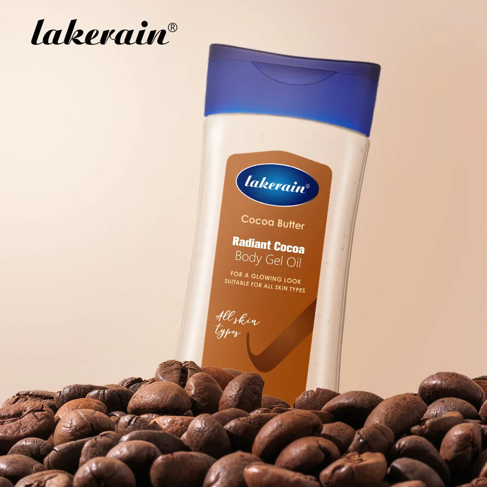 Cocoa Body Oil Gel Lakerain Moisturizer For Dry Skin Nourishing Treatment Improve Dry Patches Glowing Smooth Body Skin Care Oasis Select