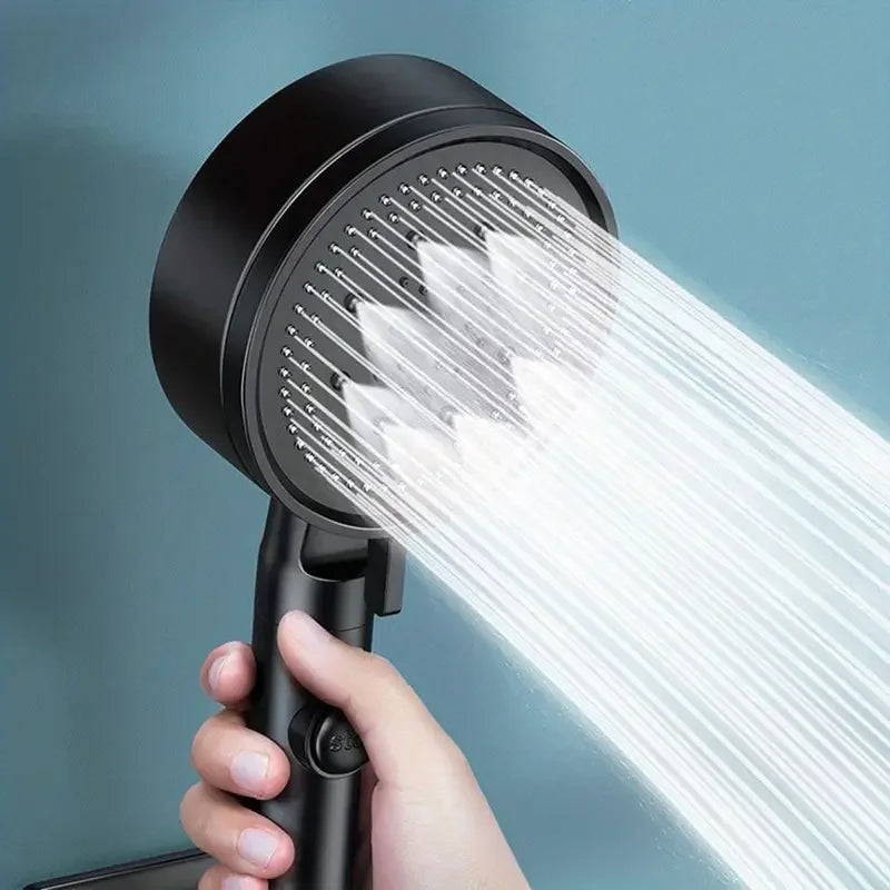 High-pressure Shower Head Set 5 Modes of Adjustment Showerhead with Hose Water-saving One-touch Stop Bathroom Accessories Oasis Select