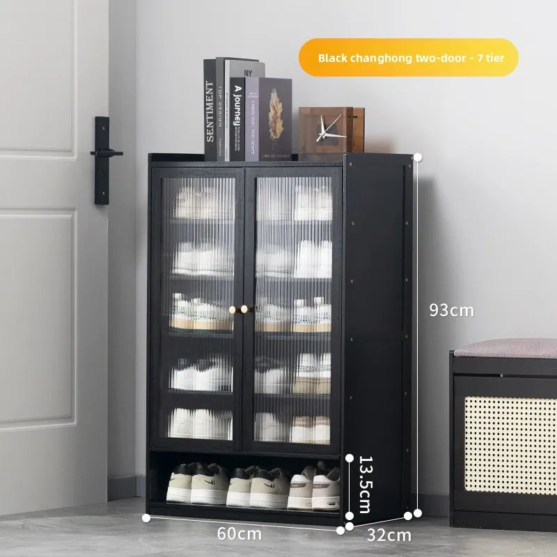 Shoe rack at the door of the household, storage artifact, space-saving simple interior, good-looking and dustproof dormitory Oasis Select Double door 7th