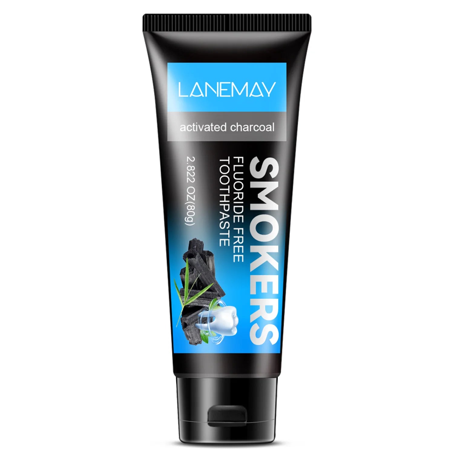 Activated Charcoal Toothpaste – Fresh Mint & Brightening 80g