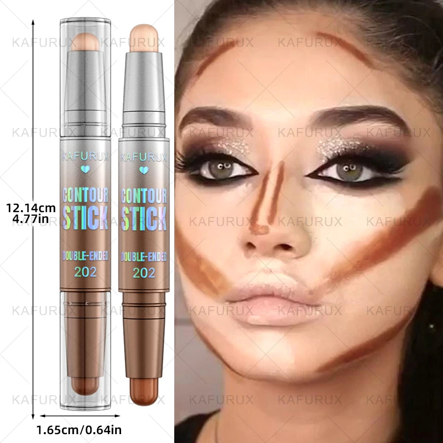 KAFURUX Dual-Ended Contour & Concealer Stick | Long-Lasting