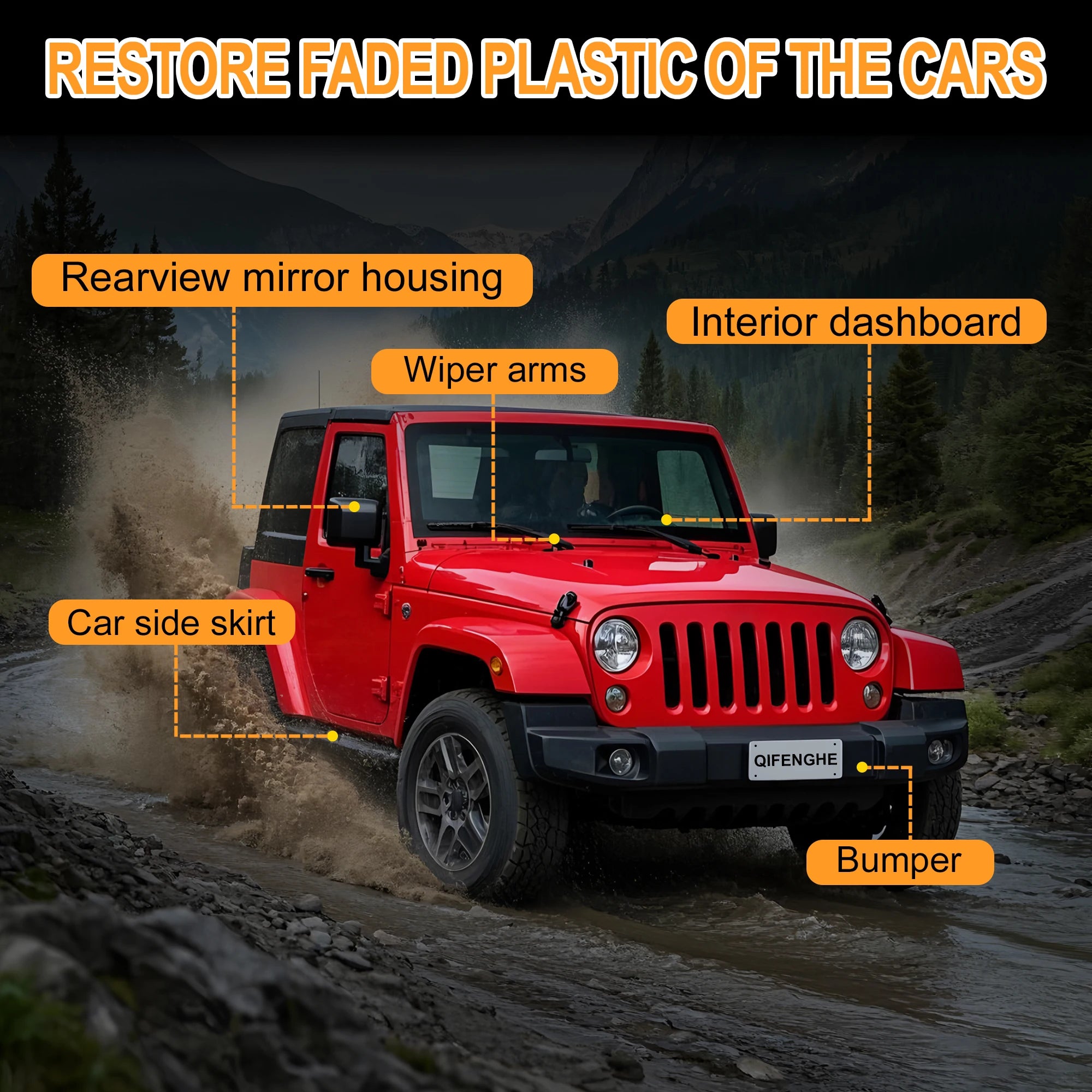 Car Plastic & Rubber Restorer Black Gloss Paste | Trim Care