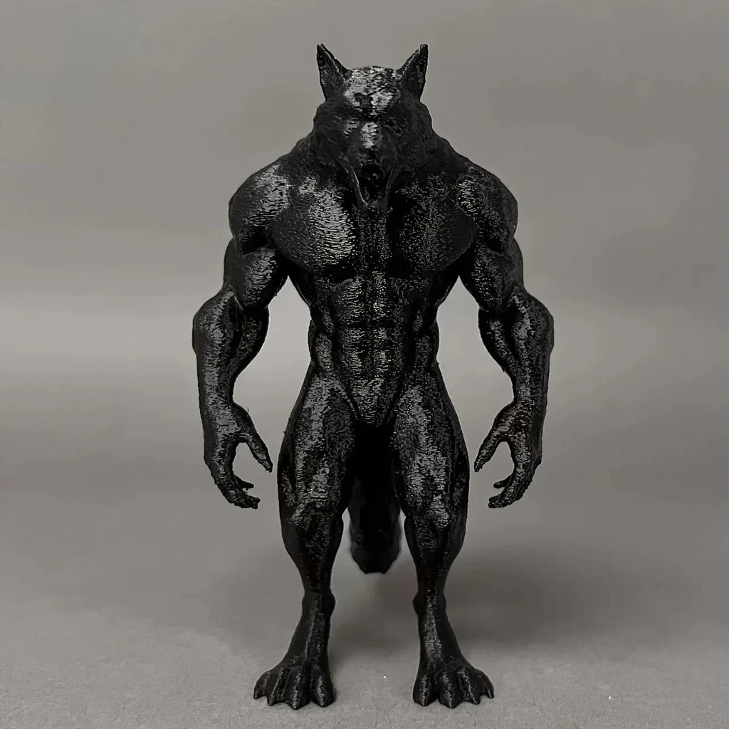 Standing Werewolf Ornaments Realistic Design-home Decoration Werewolf Statue Ornaments Suitable for Christmas Valentine's Day Oasis Select