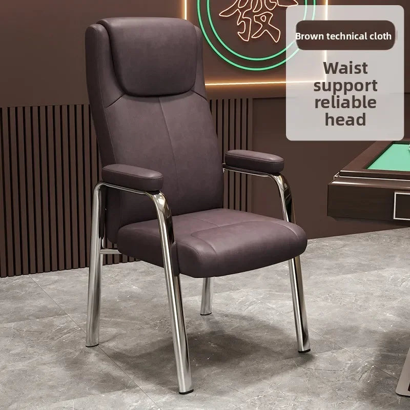 Mahjong chair chess room special high backrest chair comfortable sedentary home chess and card sofa chair mahjong table Oasis Select Color