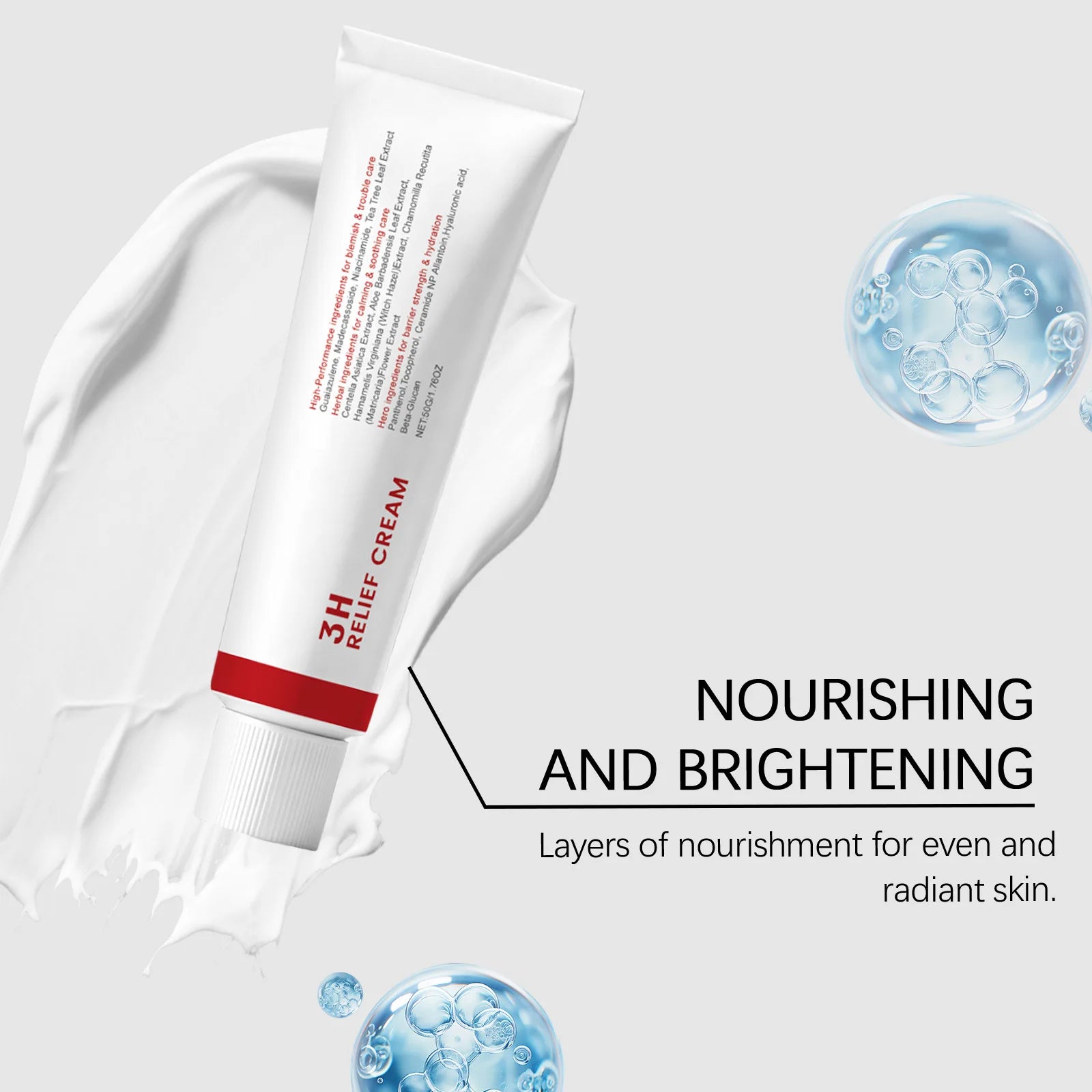 Centella Nicotinamide Skin Cream Strengthen Skin Barrier Moisturize Dry Skin Calm Sensitivity Smooth Fine Lines Skin Care Creams Oasis Select