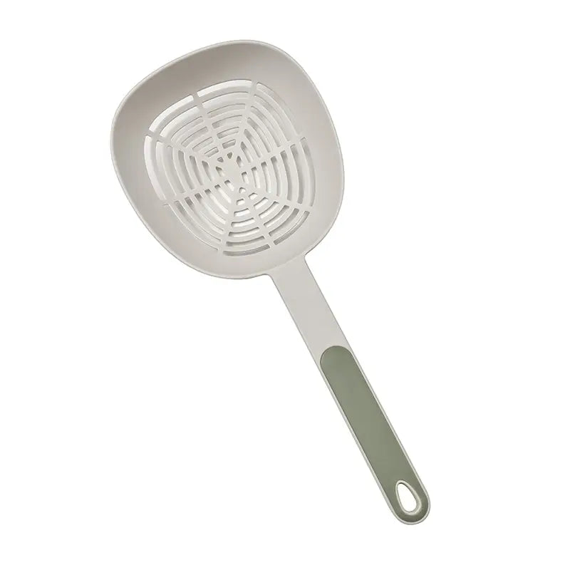 Long Handle Pasta Strainer Spoon – Food Grade & Heat Resistant Pasta Strainer Spoon Oasis Select green