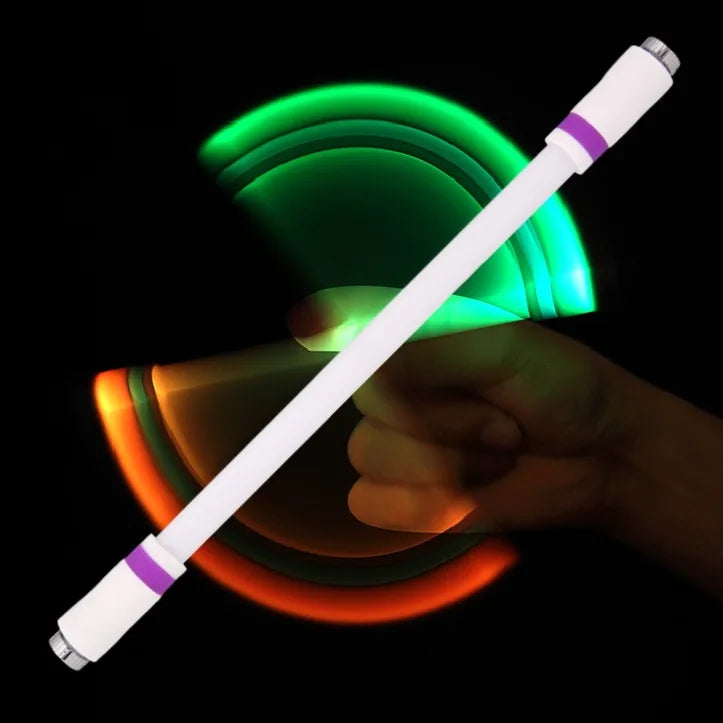 A38 Beginner Friendly Glow in the Dark Pen Spinner Durable & Drop Resistant Oasis Select purple 21x6x2cm