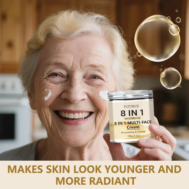 8-in-1 Face Cream – Retinol, Collagen & Hyaluronic Acid 100g