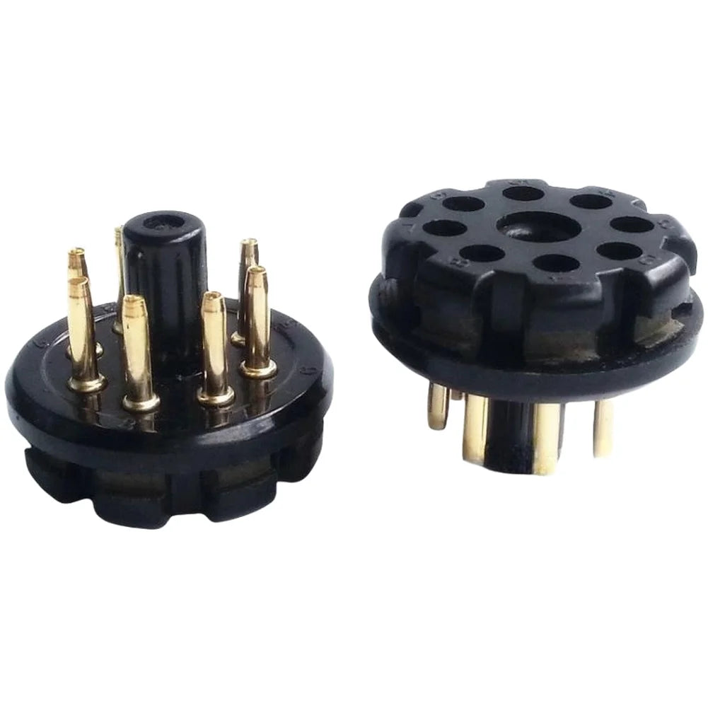 GZS8-B Socket 8Pins Tube Socket Oxidation-resistant Contacts Stable Electrical Connections Bakelite Construction Oasis Select