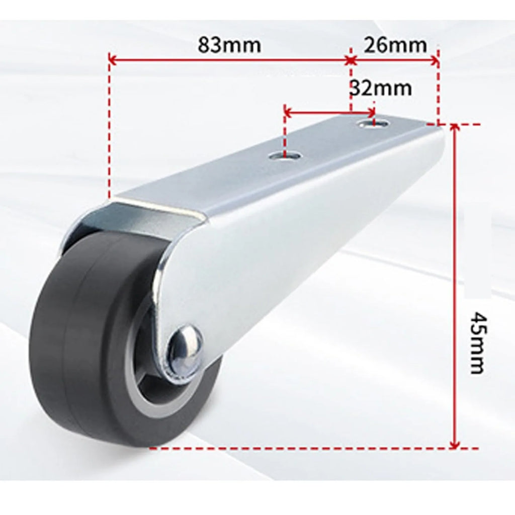 1-50PCS Smooth Moving Directional Casters 0.8/1.6 Inch Long Bracket Directional Wheels Furniture Hardware Accessories Oasis Select