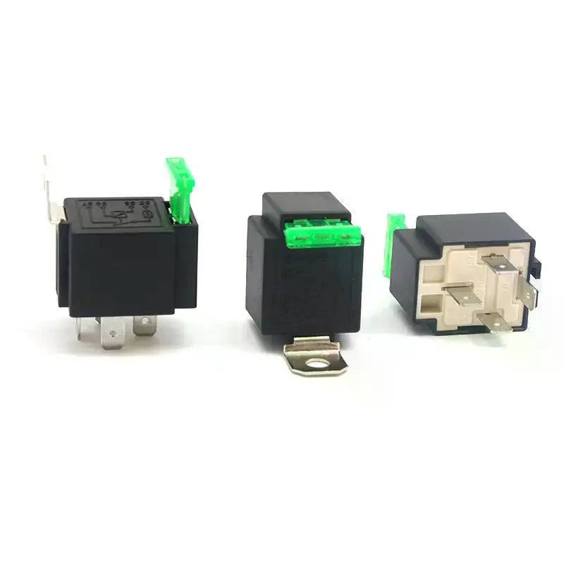Durable 24V 4/5 Pin Car Relay; Pre-wired Sockets; Socket Base with Wires/Fuse; 30A Amp SPST Waterproof Accessories Oasis Select