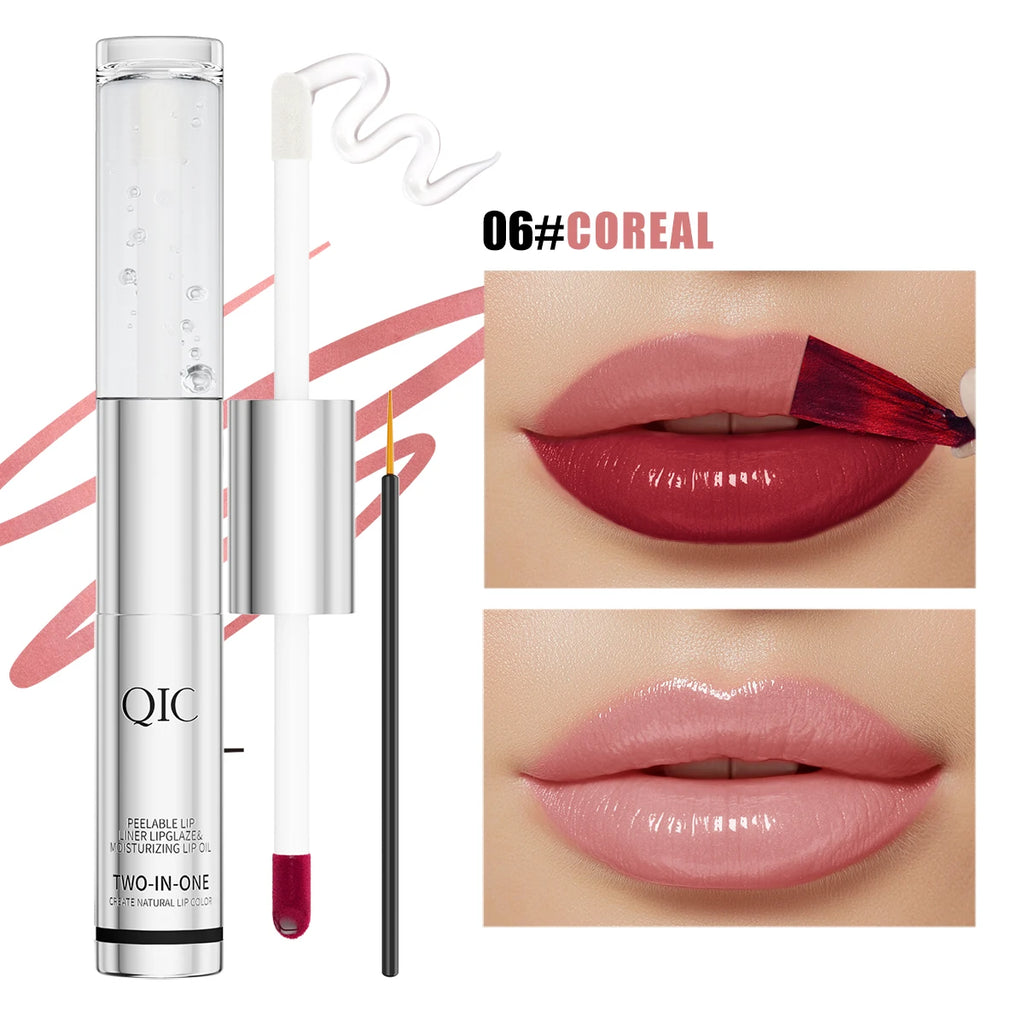 QIC Peel-Off Lip Tint | Waterproof Matte Long-Lasting Lip Stain