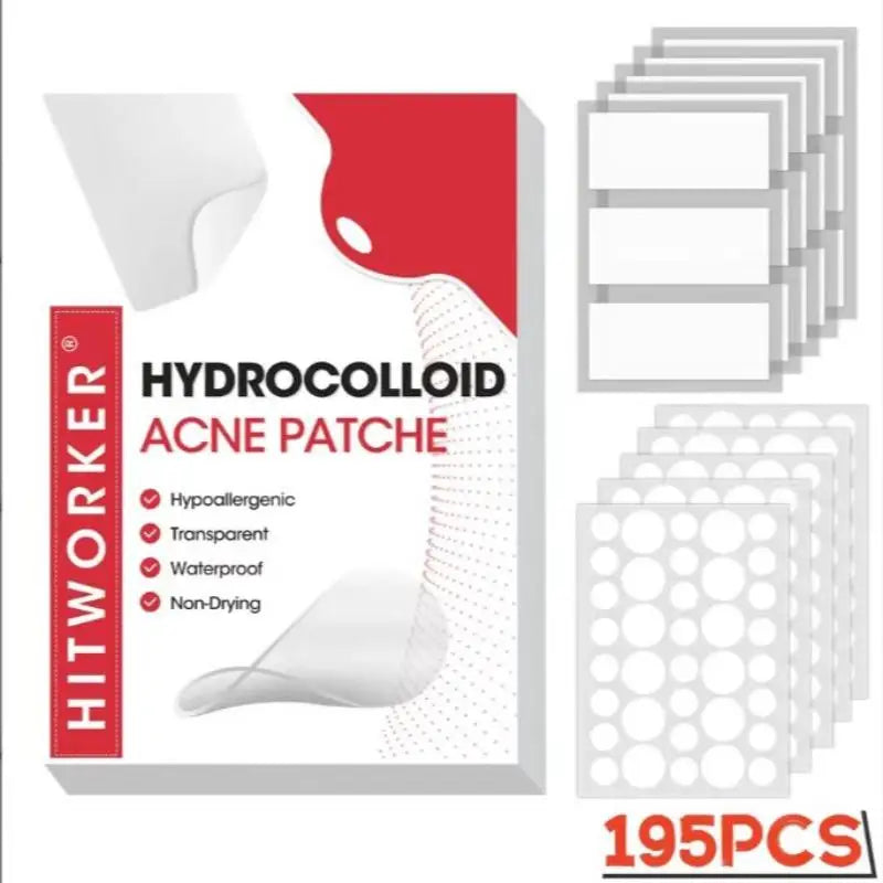585/390/195 Colloidal Acne Patch - Covering Acne and blemishes, Soothing and Healing Skin, Round and Oversized Spot Stickers Oasis Select 195pcs