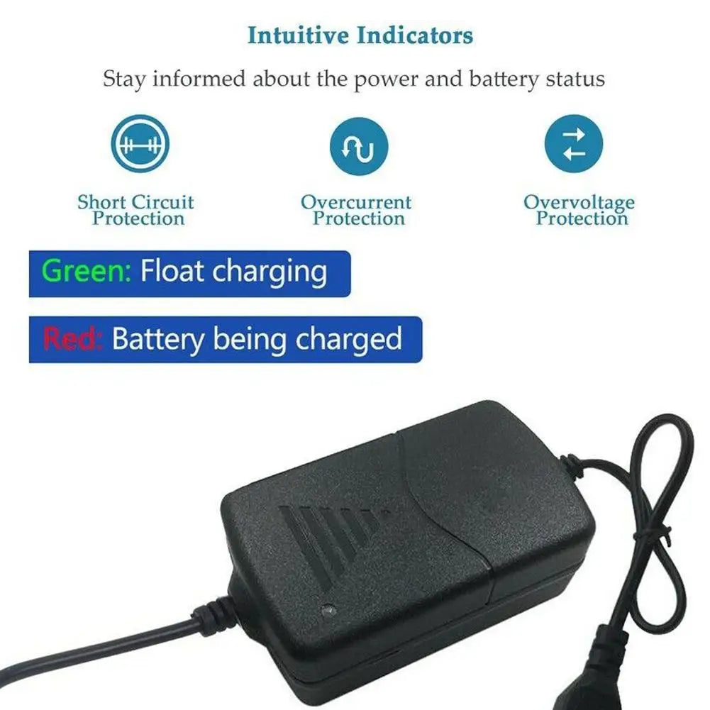 12V 1.5A Automatic Fast Motorcycle Charger For AGM Gel Lead Acid Battery 1.3AH 3AH 5AH 7AH 12AH 20AH With Indicator EU US Plug Oasis Select