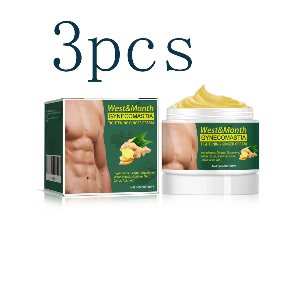 Men's Chest Firming Cream – Lightweight Daily Nourishing Formula Men's Body Cream Oasis Select 3pcs