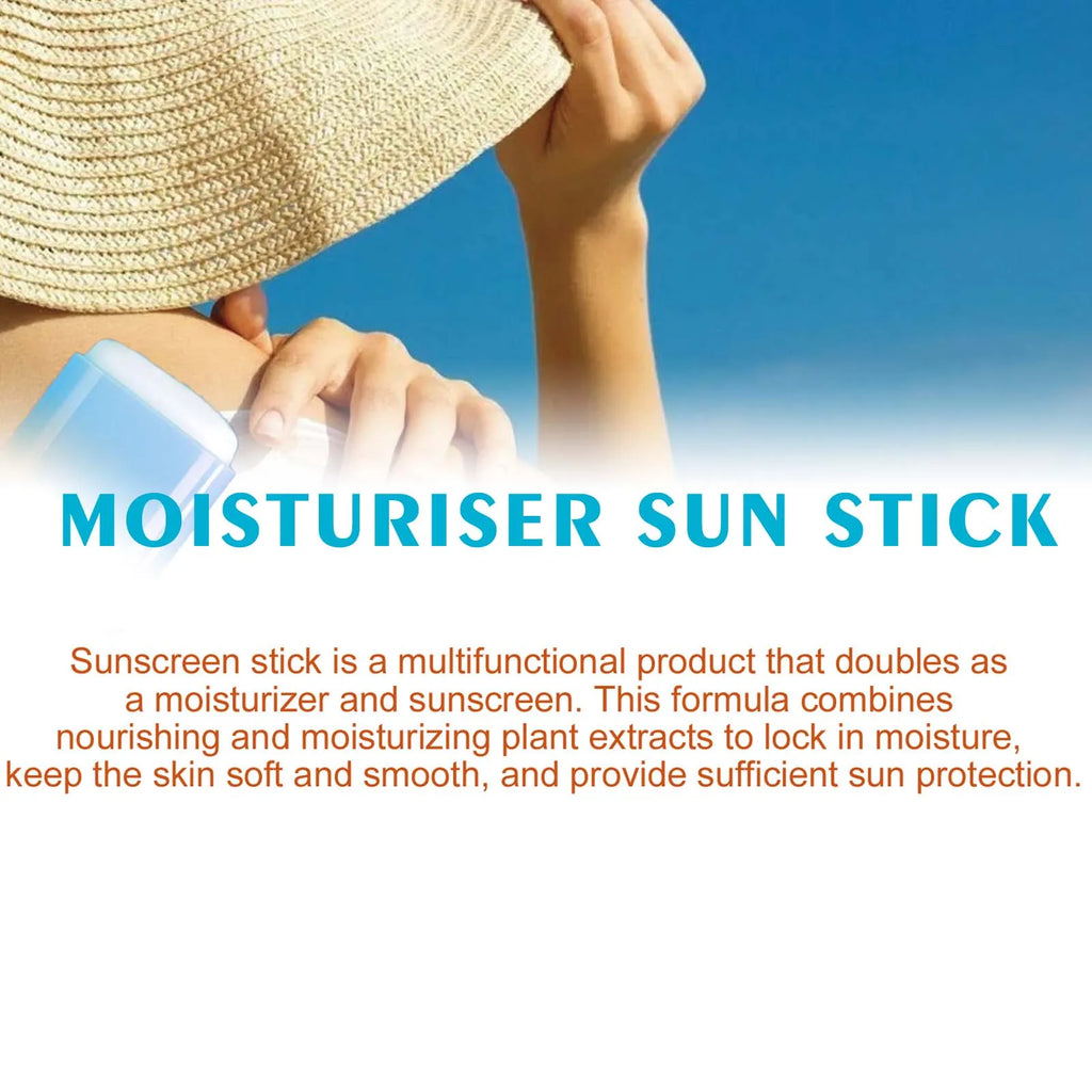 Body Sunscreen Cream Stick Spf50 Antioxidant Prevent Sunburn Moisturizing Skin Sweatproof Brightening Resist UV Rays Serum Stick Oasis Select
