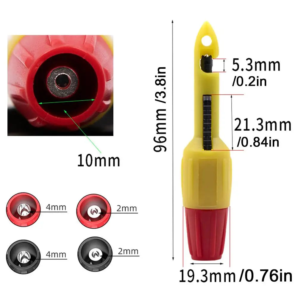 Wire Piercing Puncture Test Probes 2mm/4mm – 2-Pack Car Repair Automotive Test Probe Oasis Select