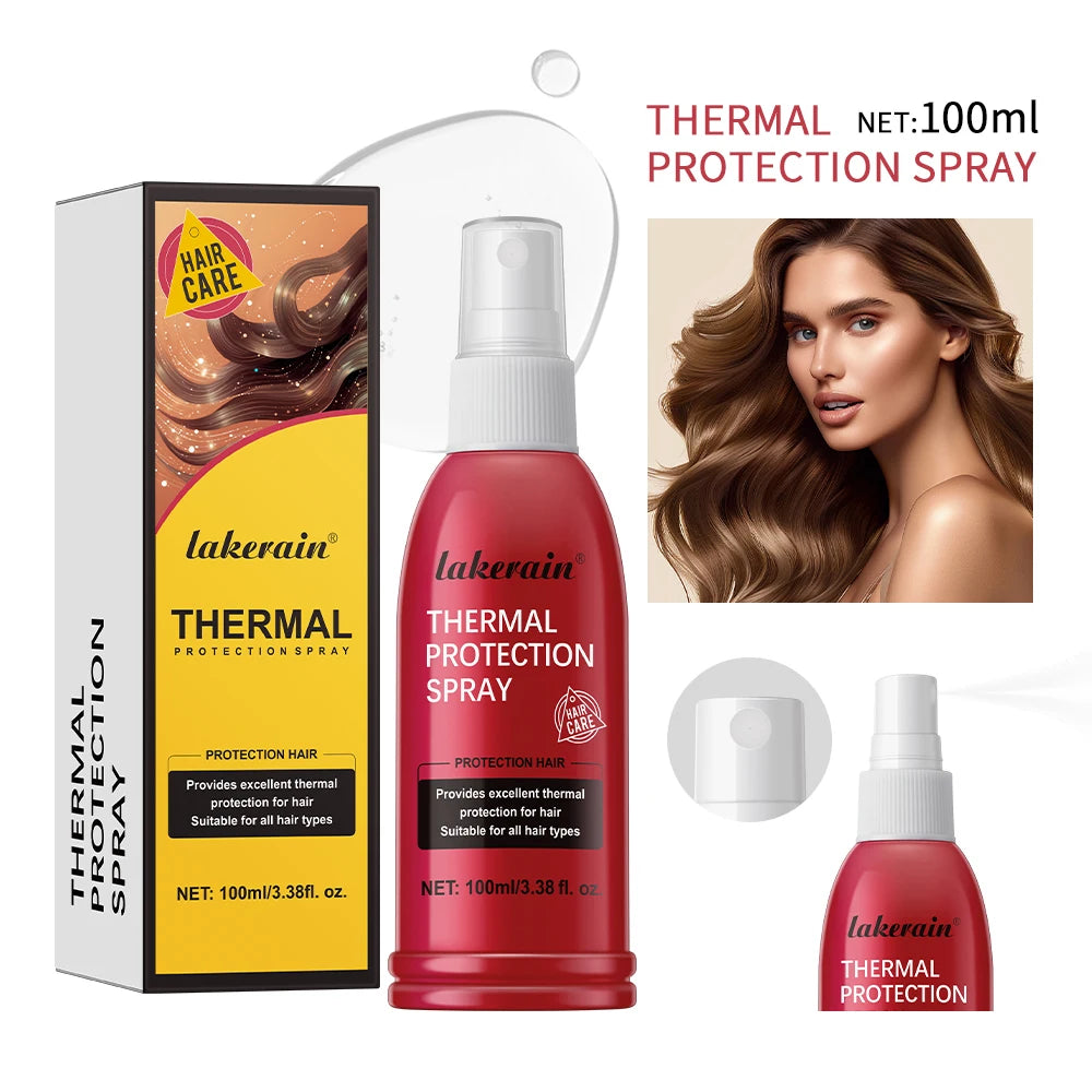 Lakerain Heat Protectant Spray – Thermal & UV Hair Serum 100ml