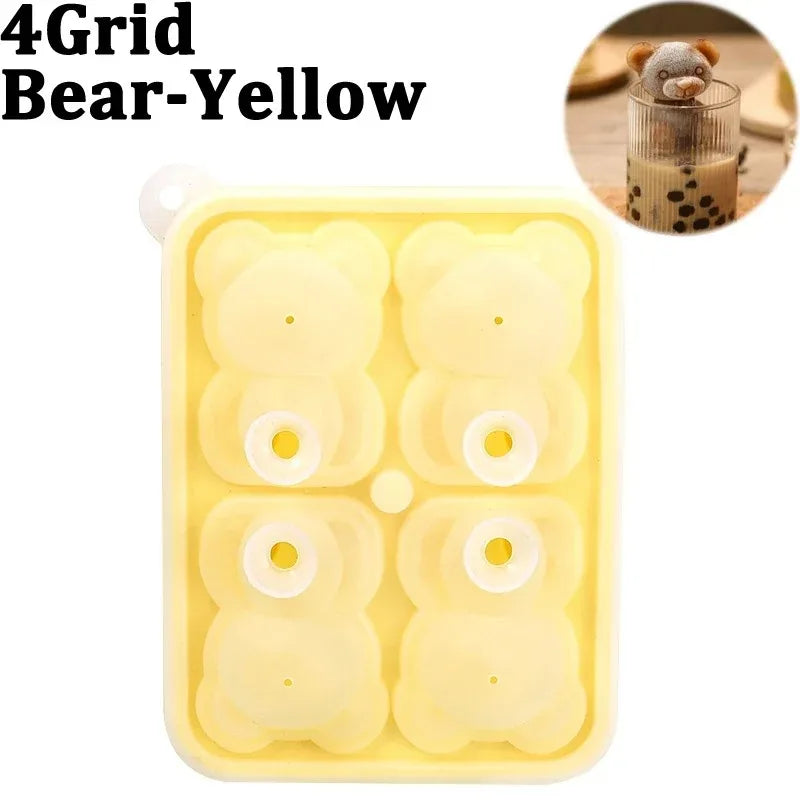 Bear Ice Cube Mold – Food-Grade Silicone Ice Tray