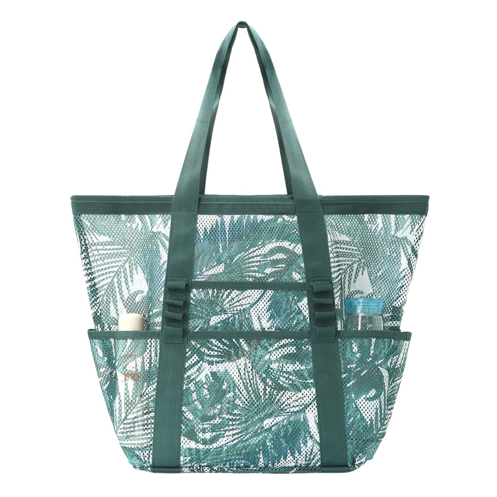 Mesh Beach Tote Bag | Large Multi-Pocket Pool & Travel Bag