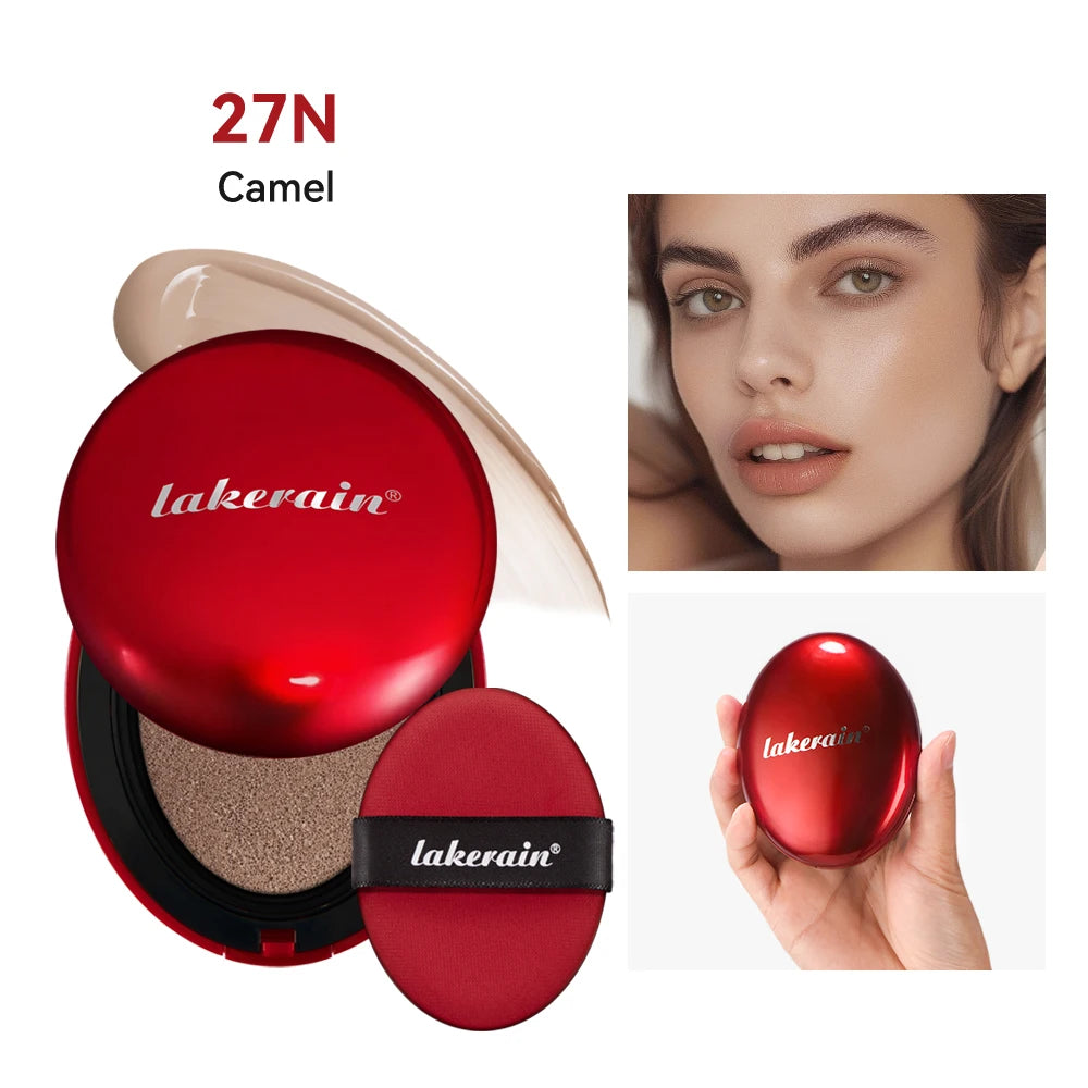 Long-lasting Coverage Foundation Sun Protection Cushion Foundation Semi-Matte Finish 72-Hour Wear Face Base Makeup Cosmetics Oasis Select 27N