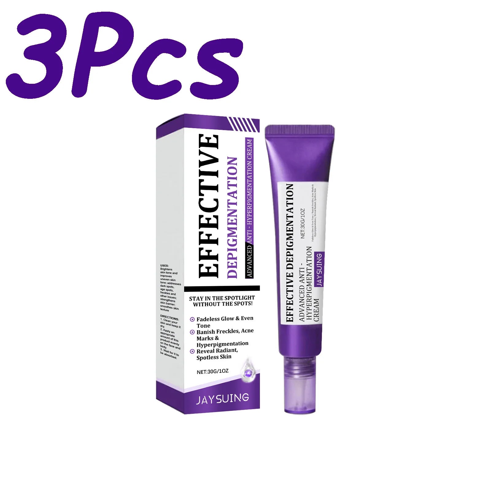 Retinol & Niacinamide Face Cream – Dark Spot & Melasma Corrector Brightening Face Cream Oasis Select 3 x 30g Boxed