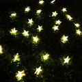 Led Solar Light String Cherry Blossom Bubble Ball String Outdoor Waterproof Christmas Festival Decorative Light String Oasis Select Stars warm white 12M 100 lights solar