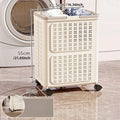 Foldable Laundry Basket,3 Sizes, Large Capacity Rolling Mobile with Wheels,Ideal for Toys/Sports Gear/Laundry Storage Organizer Oasis Select Large