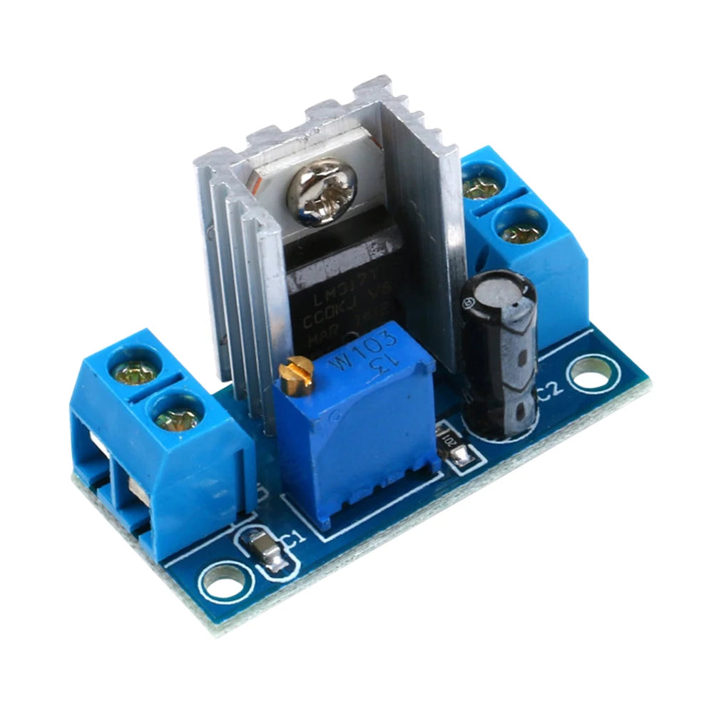 LM317 Adjustable DC-DC Buck Voltage Regulator 4.5V–40V Voltage Regulator Module Oasis Select